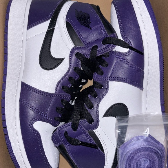 purple jordans size 6